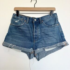 BDG Urban Outfitters Denim Shorts Size 28 Women’s Button Fly Cuffed High Rise